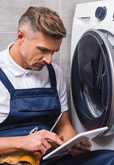 washing machine repair technician