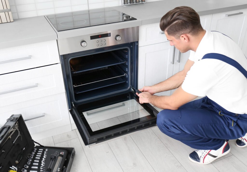 Oven repair technician